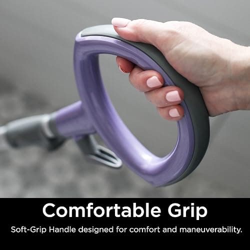 Shark Steam Pocket Mop with 2 Washable Double-sided Pads, Chemical-Free Cleaning, Swivel Steering, Lightweight, Steam Cleaner for sealed Hard Floors, Hardwood, Marble, Tile, Purple, S3501 - Steam Pocket Essentials thumbnail 10