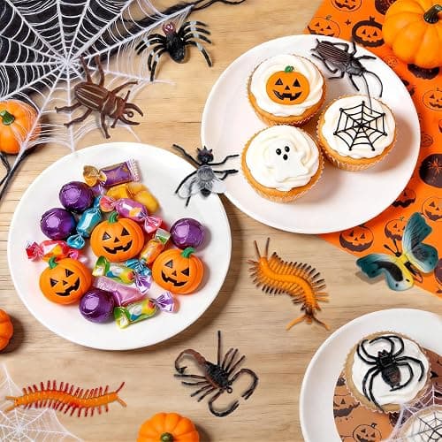 30 Pack Bug Toys Fake Plastic Bugs and Insects for Kids Toddler Halloween Birthday Party Favors Easter Valentine's Day Basket Stuffers Goodie Bag Fillers April Fool's Day Prank Gifts Fake Bugs Toys thumbnail 8