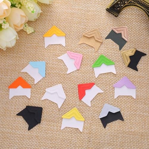 360 Count Self-Adhesive Acid Free Photo Corners for Scrapbooks Memory Books (Multicolor) thumbnail 4