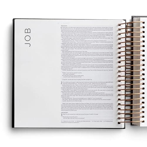 Illustrating Bible NIV - Spiral Bound Bible Journal, Dark Gray J3482 (8 Point Font) thumbnail 4