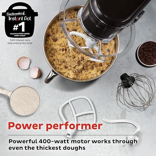 Instant Pot 6-Speed 6.3-Qt Stand Mixer with Stainless Steel Bowl thumbnail 2