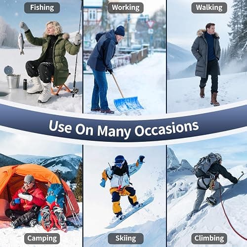 Hand Warmers Rechargeable 2 Pack, Electric Hand Warmer, 24Hrs Long Lasting Magnetic Reusable Hand Warmers with 3 Heat Settings, Portable Pocket Heater, for Men, Women, Camping, Hunting, Golf, Ski thumbnail 7