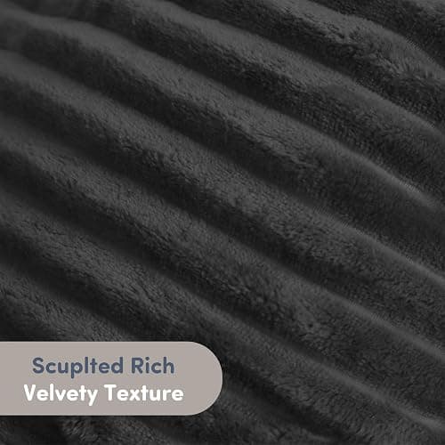 Nestl Reading Pillow with Shredded Memory Foam, Luxe Cut Plush Back Pillow for Sitting Up in Bed, Back and Arms Adjustable Support for Adult & Teens, Backrest Pillows with Washable Cover Dark Grey thumbnail 6
