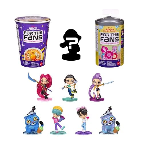 Mattel Kpop Demon Hunters Collectible 4-inch Figure (Styles May Vary)​​ | Popular figures with accessories and cards, snack theme inspired by the movie, JRN50 - Image 1