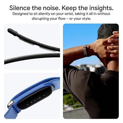 Google Fitbit Air - Screenless Activity Tracker with Fitness, Heart Rate, and Sleep Tracking - Personalized AI-Powered Coaching - Up to 7 Days’ Battery Life - Works with iOS and Android - Obsidian thumbnail 5