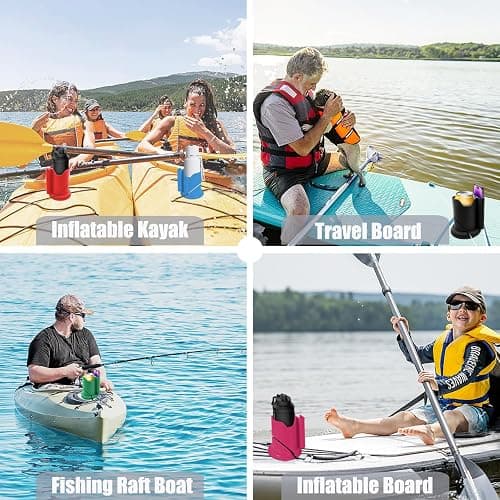 Eudaemiles Kayak Cup Holder, Cup Paddle Board, Paddle Board Accessories Surfboards, Canoes and Kayak Accessories for Types of Cup Bottle Drink thumbnail 6