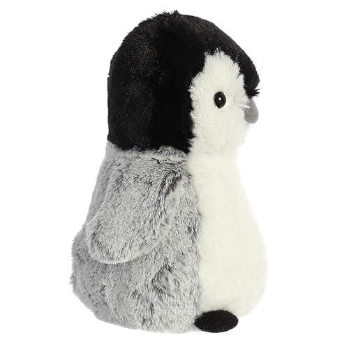 Aurora Mini Flopsie Pippin Penguin 8" Plush | Compact tummy-lying animals with bean-filled stability thumbnail 3