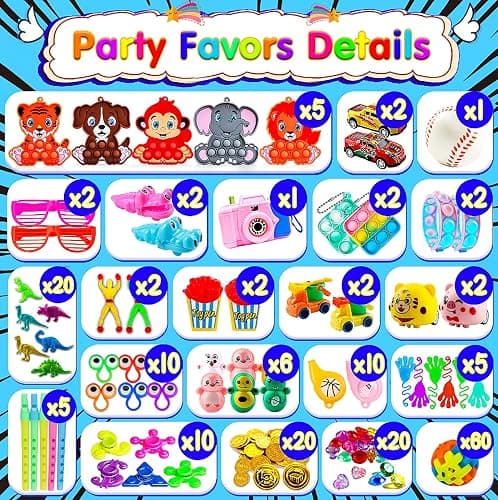 KissFuture 1000 PCS Party Favors for Kids, Fidget Toys Bulk, Prize Treasure Box Toys for Classroom, Birthday Gifts, Pinata Stuffers, Goodie Bags Stuffers for Kids, Carnival Prizes thumbnail 3
