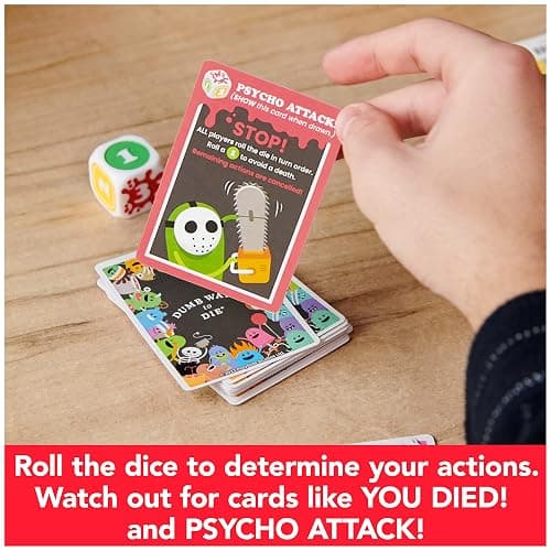 Spin Master Games, Dumb Ways to Die, The Viral Meme Card Game from YouTube and TikTok, Survival Strategy Fun, 2-5 Players, Easter Gift, for Ages 12 & Up thumbnail 4