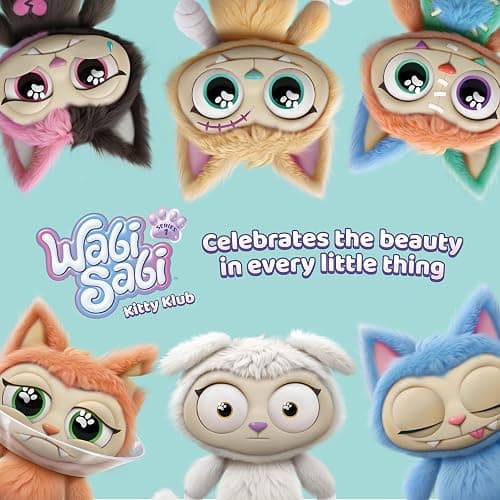 WabiSabi Kitty Club Blind Box by Relatable - Soft, Collectible, Blind Box Figures Plush on a Keychain, for Kids, Teens, and Collectors - Includes 1 Single Mystery Plush thumbnail 4