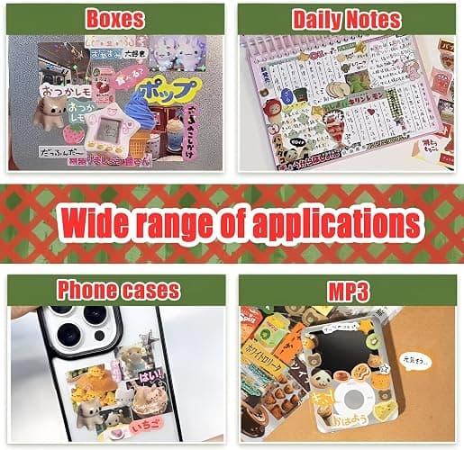 Japanese Sticker Book – 45 Sheets, 800+ Pcs Heisei Retro Romantic Memory Series Manga Books Style Korean Sticker for Stationery, Aesthetic Journaling Scrapbooking Decoration Adults Valentine Gifts thumbnail 5