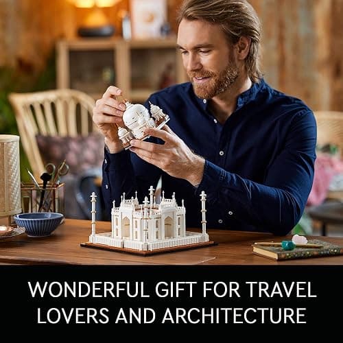 LEGO Architecture Taj Mahal 21056 Building Set - Landmarks Collection, Display Model, Collectible Home Décor Gift Idea and Model Kits for Adults and Architects to Build thumbnail 6