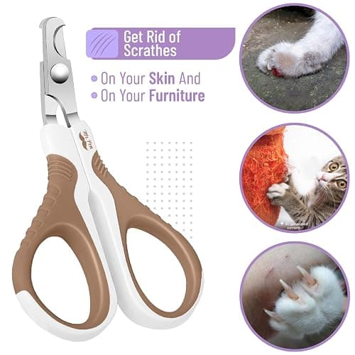 Mr. Pen- Cat Nail Clipper, Stainless Steel | Professional Sharp Cat Claw Trimmer for Small and Medium Cats, Pet Nail Clipper with Sturdy Non Slip Handle thumbnail 4