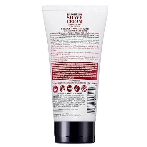SoftSheen-Carson Magic Razorless Shaving Cream, Depilatory Hair Removal Cream for Body Hair, Extra Strength, Works in 4 Minutes for, 6 oz thumbnail 12