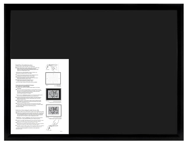 MCS 18x24 Puzzle Frame for Finished Puzzles, Black Vertical & Horizontal Wall-Mounted Large Picture Display for Preservation (1-Pack) thumbnail 4
