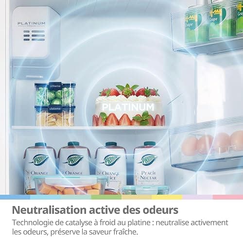 Comfee RCS536LS01EU(E) Réfrigérateur Combiné No Frost De 553 Litres, 347 L Pour Le Réfrigérateur + 206 L Pour Le Congélateur, Double Porte, Sans Givre, Efficace, Spacieux Pour La Famille, Blanc thumbnail 7