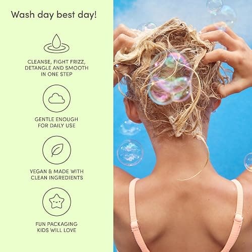 Evereden Kids Shampoo | Detangling Shampoo for Girls with Curly or Straight Hair | Clean, Non-Toxic, and Gentle Haircare | Sulfate-Free, Hypoallergenic, Safe for Daily Use | 6.7 fl oz (Pack of 2) thumbnail 8
