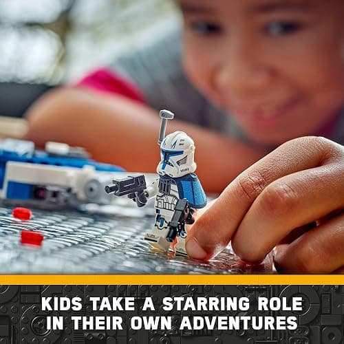 LEGO Star Wars: The Clone Wars Captain Rex Y-Wing Microfighter Building Set, Collectible Star Wars Y-Wing Toy for Kids with Captain Rex Minifigure, Star Wars Gift for Boys & Girls Ages 6 and Up, 75391 thumbnail 5