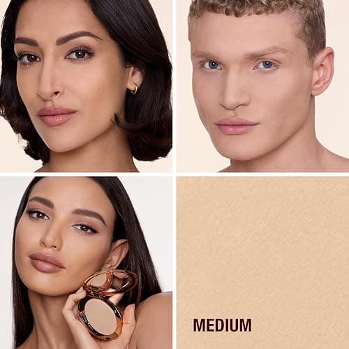 Charlotte Tilbury Airbrush Flawless Finish Setting Powder - Pore-Blurring Pressed Powder for Face Makeup to Minimize Shine with a Soft-Focus Finish thumbnail 2