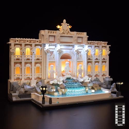 LightGo LED Kit for Lego 21062 Trevi Fountain Baroque Architecture | Lighting Only-Bricks Set Not Included (Remote Version) - Image 1