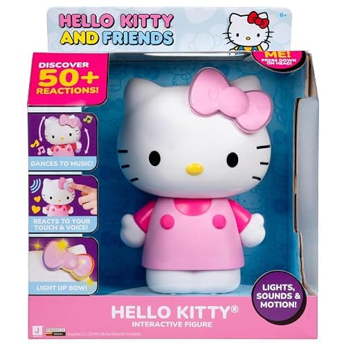 Hello Kitty® and Friends, Hello Kitty Interactive Figure - 4 Ways to Play - 2 Bonus Interactions - Your New Vibin’ Bestie - Ages 6+ - Image 1
