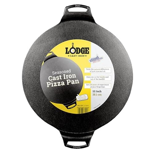 15" Cast Iron Pizza Pan - Image 1
