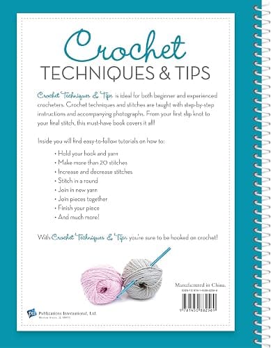 Crochet Techniques & Tips: For Beginner & Experienced Crocheters with Step-by-Step Instructions & Photos | 20+ Stitches, Edging & Joining | Spiral Bound Craft Book Gift thumbnail 2