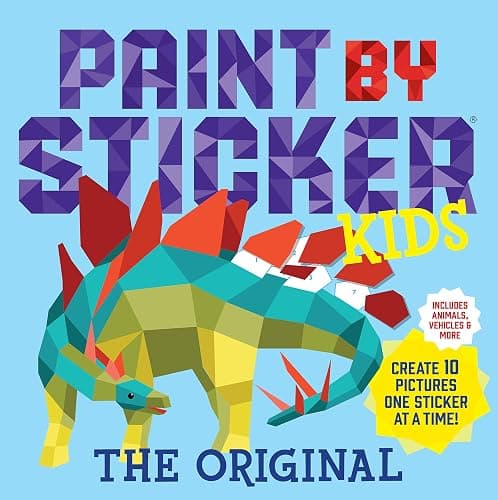 Paint by Sticker Kids, The Original: Create 10 Pictures One Sticker at a Time! (Kids Activity Book, Sticker Art, No Mess Activity, Keep Kids Busy) - Image 1