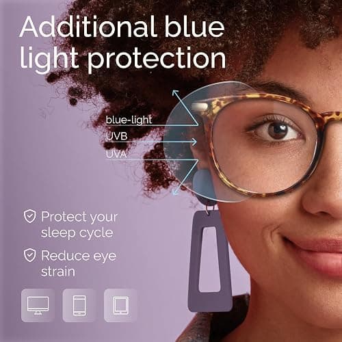Gaoye Blue Light Blocking Glasses, Retro Round Eyewear Frame Anti Eyestrain Computer Glasses for Women Men (Tea Leopard/Transparent Lens) thumbnail 4