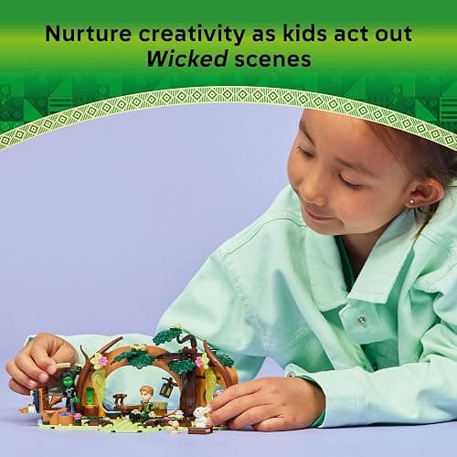 LEGO Wicked Elphaba’s Retreat Building Toy - Elphaba & Fiyero Toy Figures and Playset with Forest Friends - Pretend Play Building Blocks for Kids, Ages 7+ - Wicked Gift for Girls & Boys - 75687 thumbnail 4
