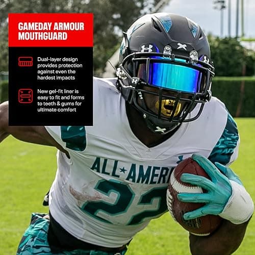 Under Armour Sports Mouth Guard, Custom Fit, Includes Detachable Helmet Strap, Youth & Adult Sizes - Adult - Black thumbnail 3