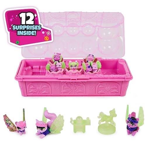 Hatchimals CollEGGtibles, Rainbow-cation Wolf Family Carton with Surprise Playset, 10 Characters, 2 Accessories, Kids Toys for Girls thumbnail 7