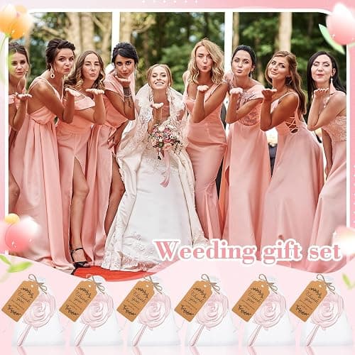Suzile 36 Set Vintage Handheld Mirror Mini Rose Compact Mirror Quinceanera Party Favors Gift for Guests Princess Party Supplies with Thank You Tags for Wedding Bachelorette Souvenir Gift(Rose Gold) thumbnail 3