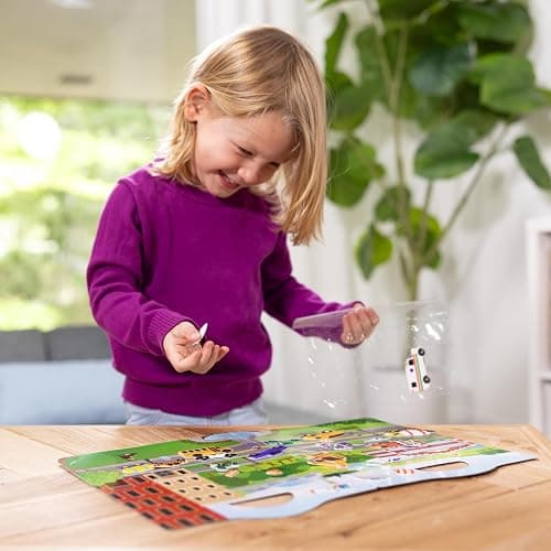 Melissa & Doug Vehicles Puffy Sticker Play Set Travel Toy with Double-Sided Background, 32 Reusable Puffy Stickers thumbnail 5