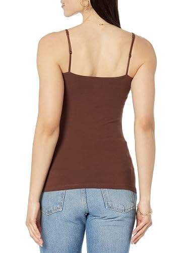 Amazon Essentials Women's Slim-Fit Knit V-Neck Layering Cami (Available in Plus Size), Pack of 4 thumbnail 3