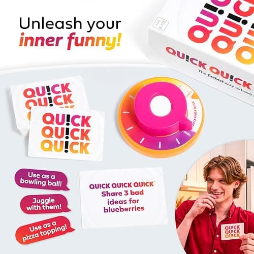 WHAT DO YOU MEME? Quick Quick Quick by Relatable, Unleash Your Inner Funny with The Ultimate Party Games for Friends and Thanksgiving Family Games, The Fastest Way to Have Fun, Ages 8 to 108 thumbnail 5