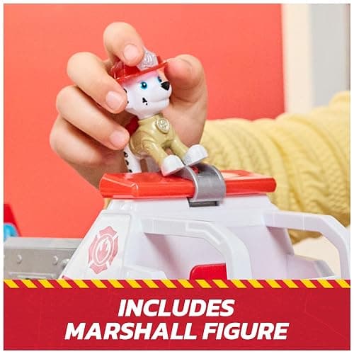 Paw Patrol Fire Rescue: Rapid Reload Fire Truck with Marshall Figure, Quick-Fire Launcher, Lights & Sounds, Kids Toys for Boys & Girls Ages 3 and Up thumbnail 6