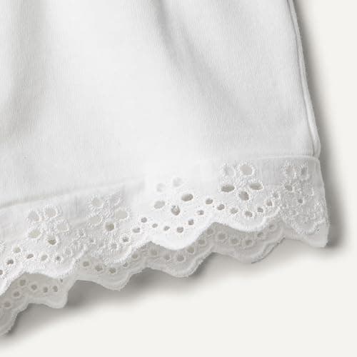 Amazon Essentials x Sofia Grainge Toddler and Baby Girls' Eyelet Short & Top Set thumbnail 3