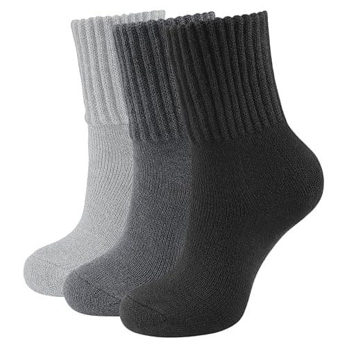 CLOSEMATE Womens Thick Full Cushioned Thermal Warm Boot Socks for Winter 3 Pairs - Image 1