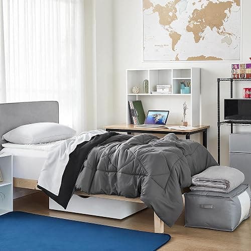 DormCo The College Cube - Desk Bookshelf - White Color thumbnail 3