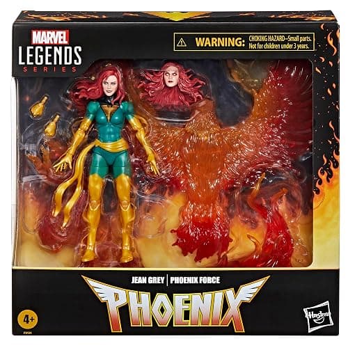 Marvel Legends Series Jean Grey with Phoenix Force Display, Deluxe X-Men Comics Collectible 6-Inch Action Figure thumbnail 2