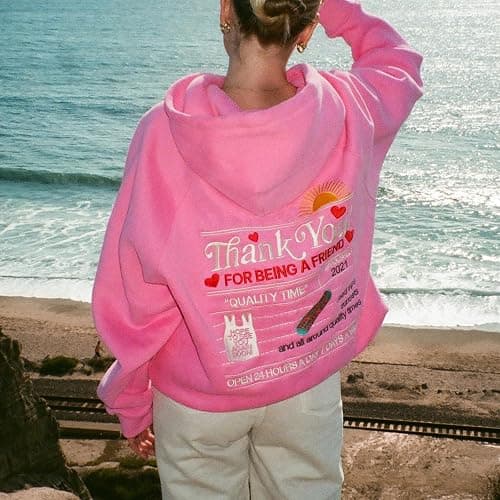 Juakoso Women Y2k Cute Graphic Hoodies Oversized Long Sleeve Coquette Sweatshirt Preppy Aesthetic Teen Girl Clothes thumbnail 6
