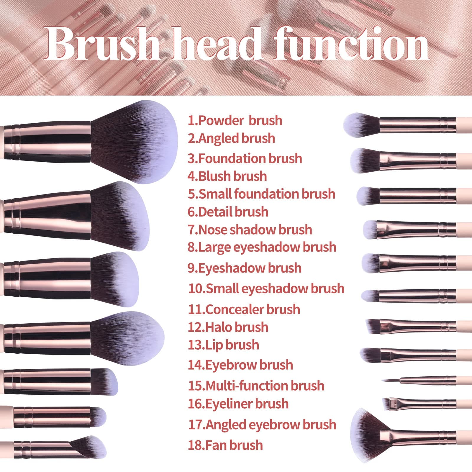  Makeup Brushes  thumbnail 3
