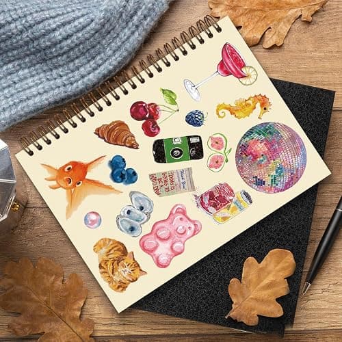 TFKFJLF Cute Y2K Girly Notebook for Teen Girls, Cute Composition Notebook, Cute Cherry Stuff Notebooks Spiral Journal for Girl Women, Preppy School Supplies College Notebook 5.5x8.3 thumbnail 6