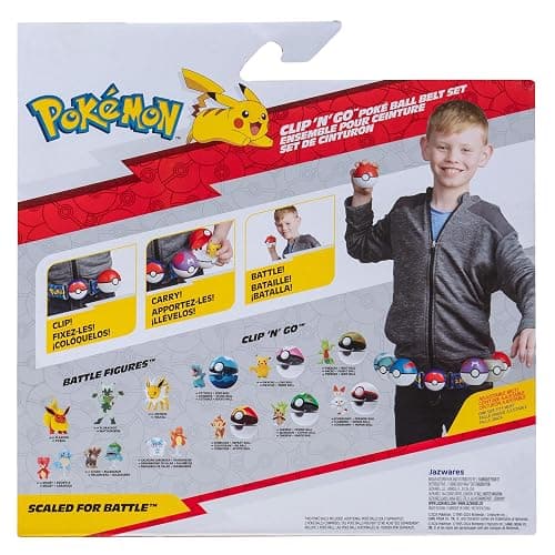 Jazwares Pokemon Squirtle Clip ‘N’ Go Belt Set - 2-Inch Squirtle Battle Figure with Clip ‘N’ Go Belt Plus Ultra and Lure Ball Accessories | Includes theme belt and 2-inch squirtile battle figure with Ultra Ball and Lure Ball accessories thumbnail 7