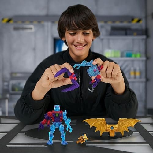 MrBeast Lab Hybrids Multi Pack, Reveal Different Hybrid Parts to Create 2 Mix & Match Action Figures, Plus Parts of The Golden Panther Dragon, Fuse Beast Combinations, Spider vs Energy Panther thumbnail 4