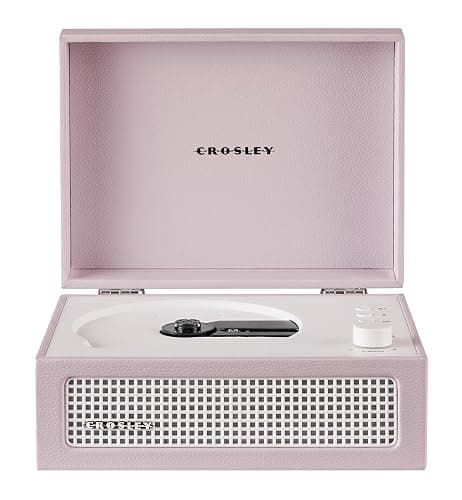 Crosley CR3517A-AM Voyager Retro Portable CD Player with Stereo Bluetooth Speakers and FM Radio, Amythest thumbnail 13