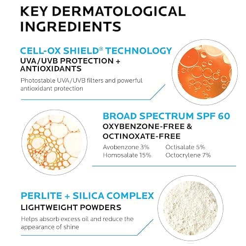 La Roche-Posay Anthelios Clear Skin Sunscreen Dry Touch SPF 60, Oil Free Sunscreen For Face, Oil Absorbing, Broad Spectrum SPF + Antioxidants, Non-Greasy, Oxybenzone Free, Travel Size thumbnail 5