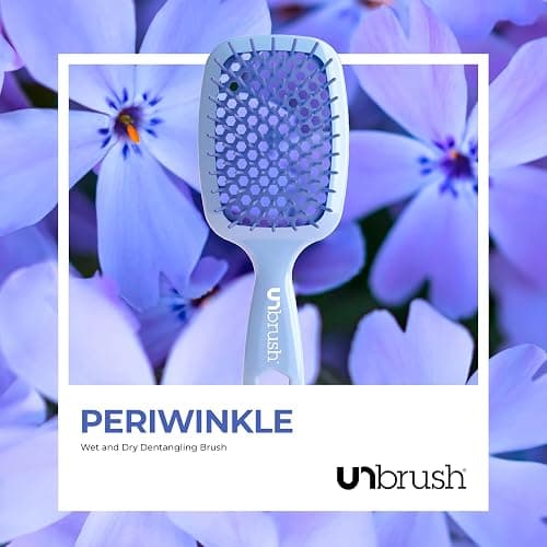 FHI Heat UNbrush Detangling Brush for Pain-Free Brushing on All Wet or Dry Hair Types — Durable DuoFlex Anti-Static Bristles, Lightweight Handle, Vented Hair Brush thumbnail 7