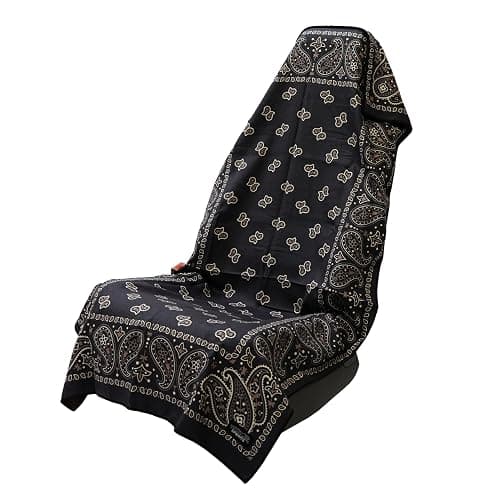 Sprints Athletic Running Towel, Full-Sized, Car Seat Cover - Performance Microfiber (Paisley Probs) - Image 1